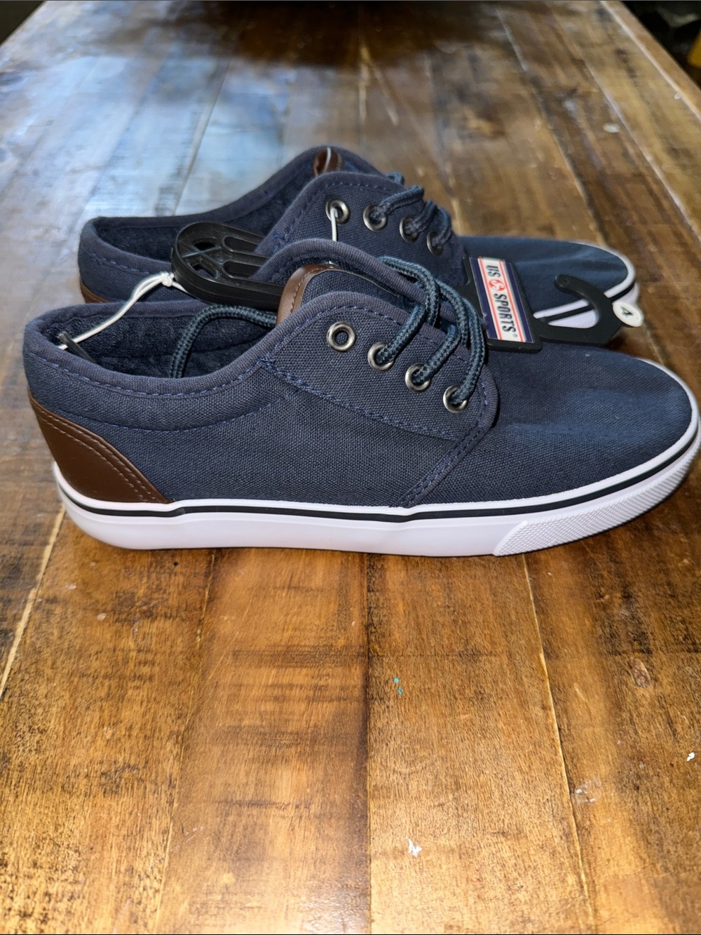 Size 4 US Sports Navy Blue Sneaker